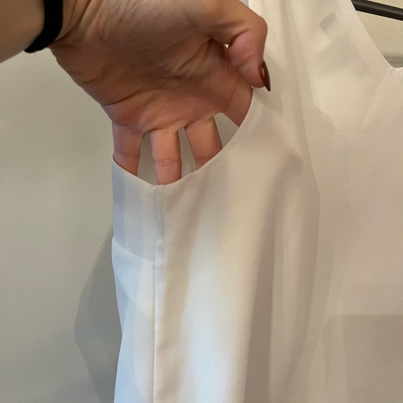 RW&CO White Double Lined Cropped Cami - Picture 6 of 6